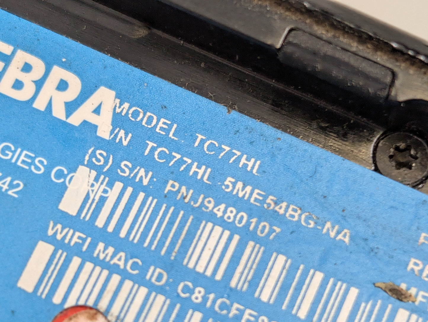 Zebra TC77HL Android Scanner Mobile Computer - AS-IS