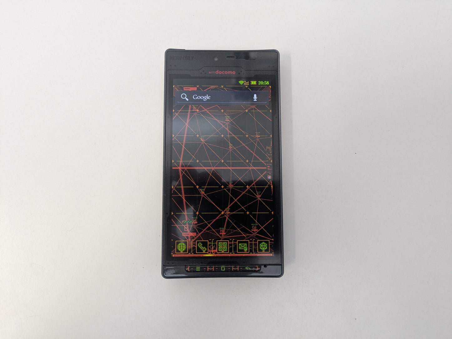 SHARP Aquos SH-06D Nerv Limited Edition - Evangelion Themed Smartphone -  8GB - Gray - NTT Docomo - AS-IS