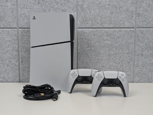 Sony PlayStation 5 Slim (Disc Edition) w/ accessories - 825GB - White - USED