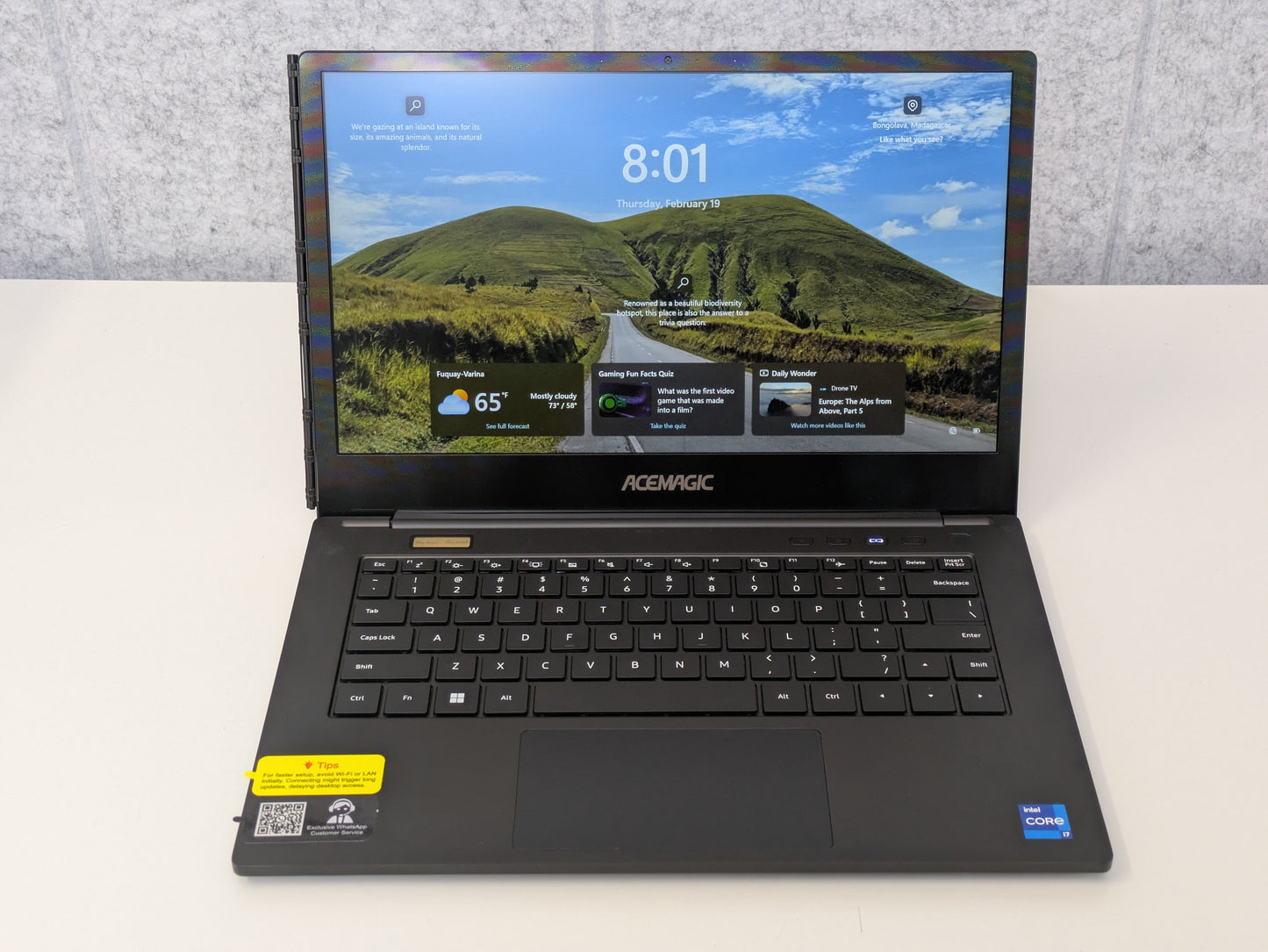 ACEMAGIC 14" Dual-Screen Laptop - 16GB/1TB - Black - USED