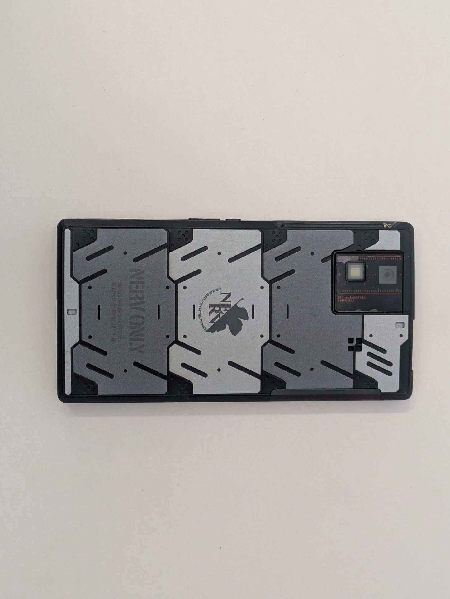 SHARP Aquos SH-06D Nerv Limited Edition - Evangelion Themed Smartphone -  8GB - Gray - NTT Docomo - AS-IS