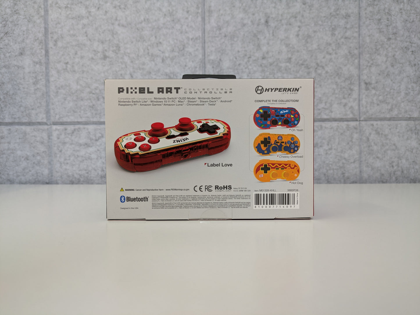 Hyperkin Pixel Art Controller - Heinz Ketchup - USED