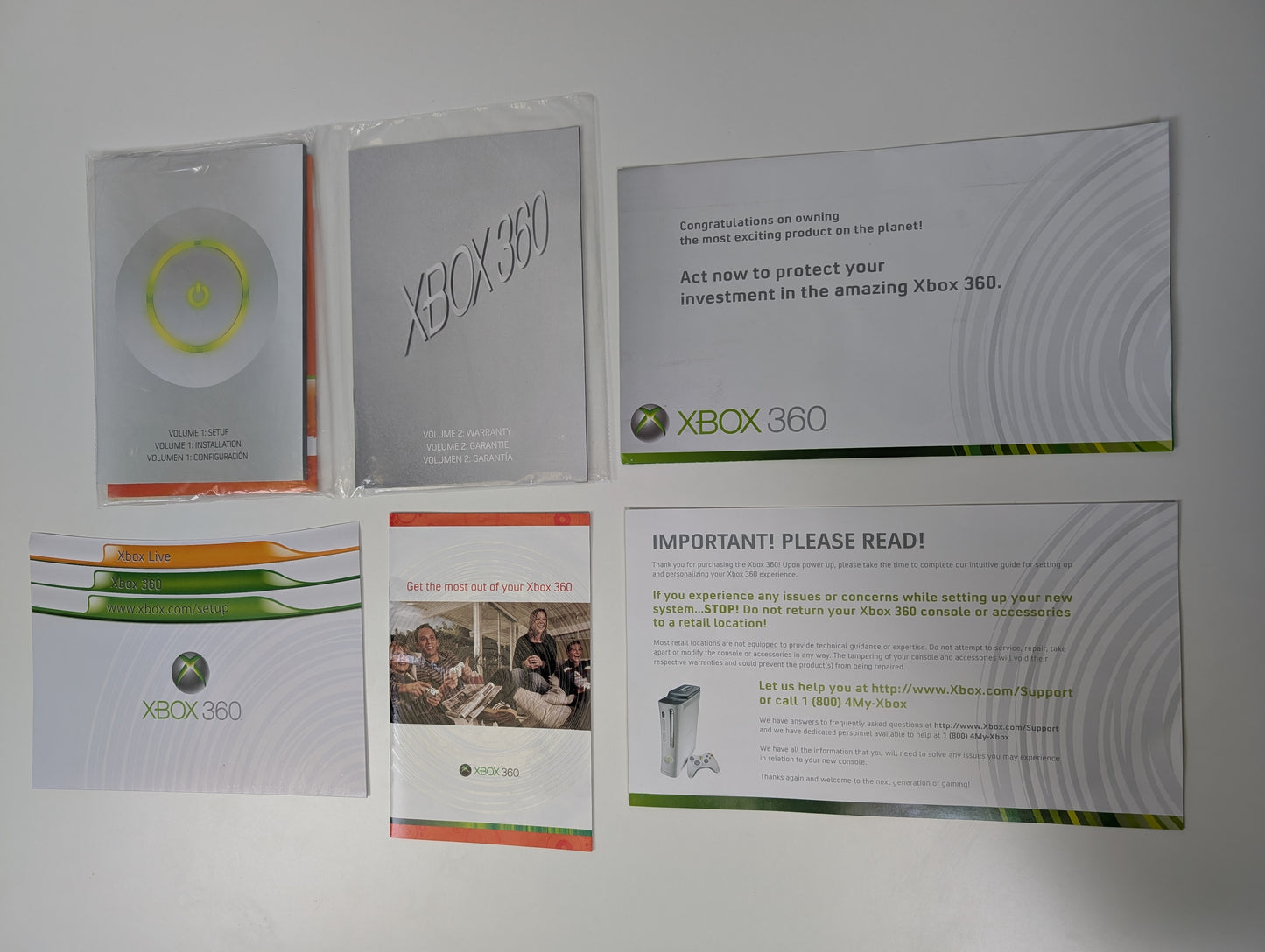 Microsoft Xbox 360 (BLADES DASH) CIB - 20GB - White - OPEN BOX