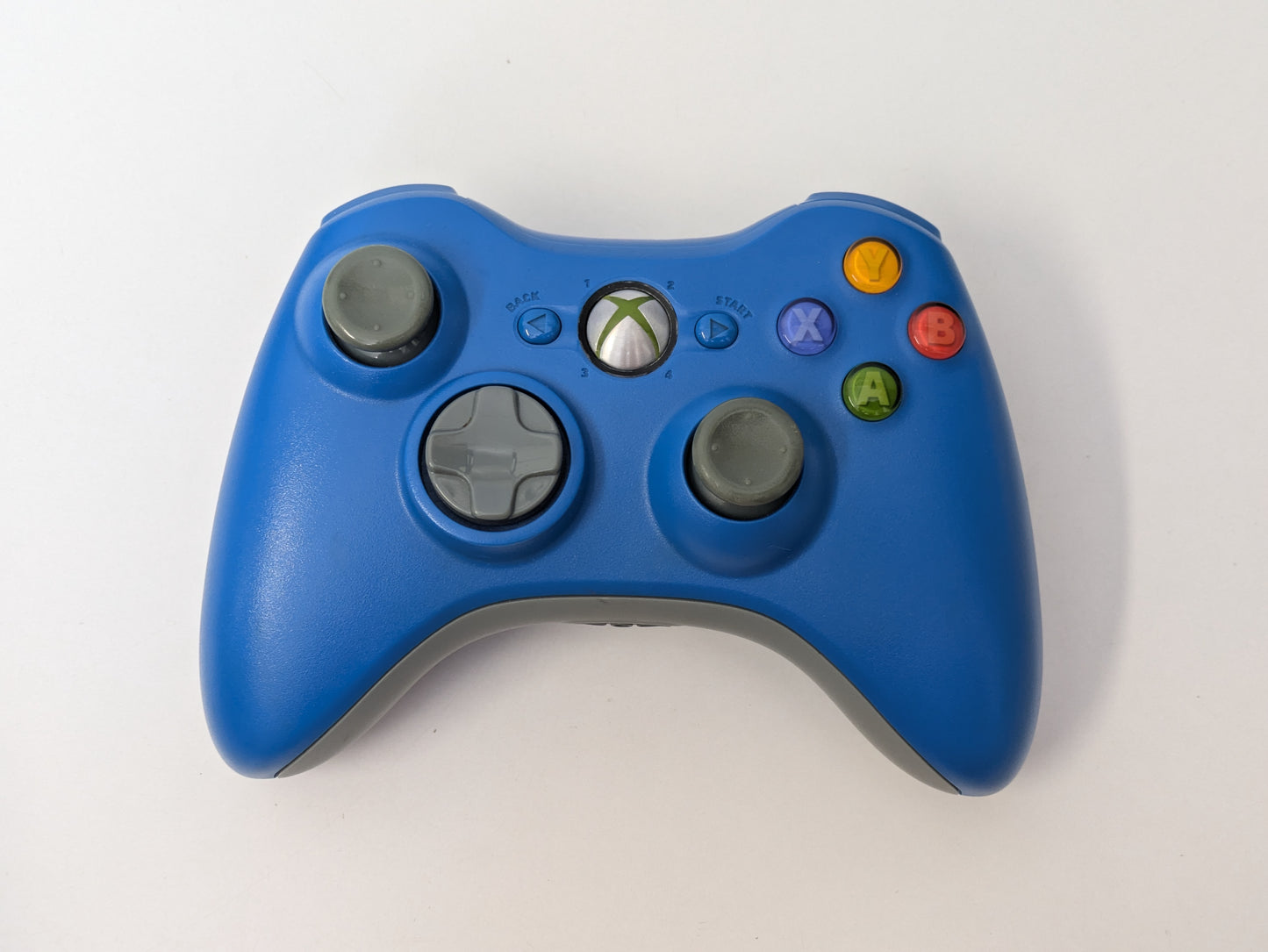 Microsoft Xbox 360 Controller - Blue & Grey - USED