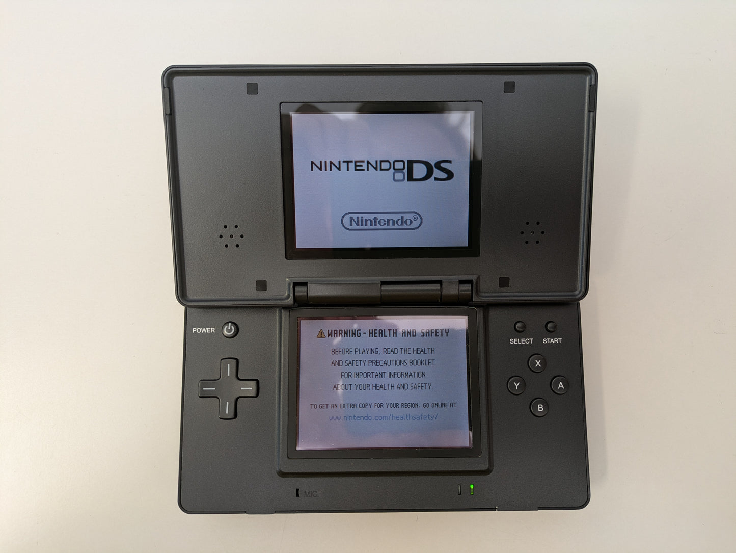 Nintendo DS ML (Charcoal Black) - Original DS 3rd Party Reshell - COMPLETE IN BOX - Used