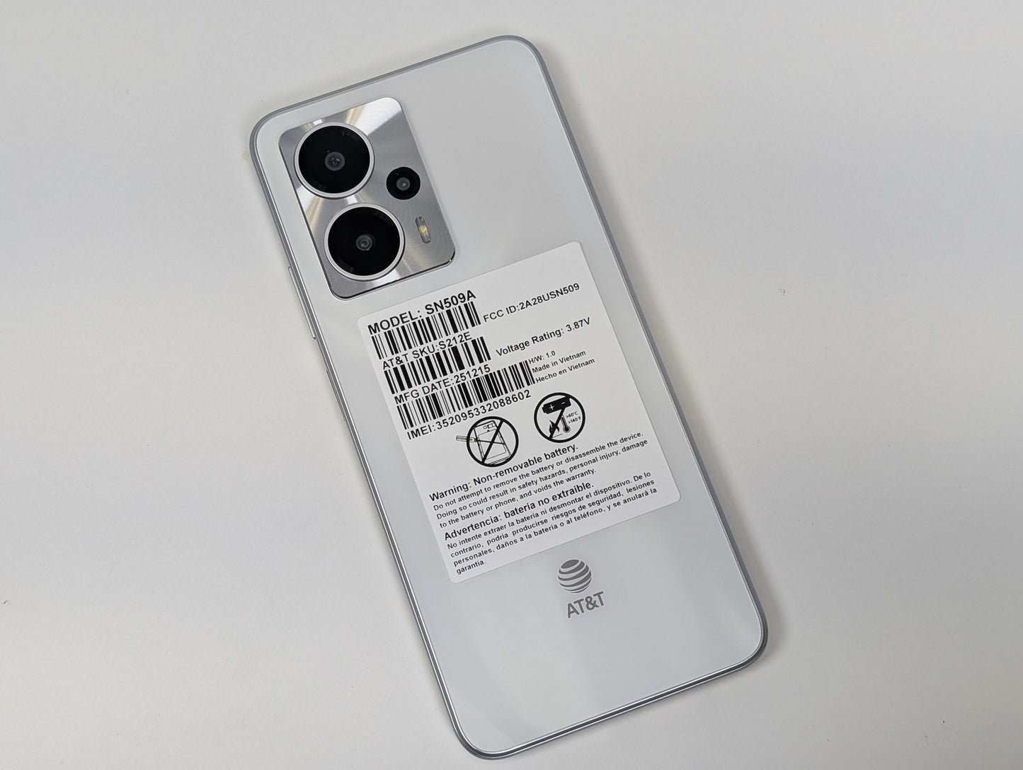 AT&T Motivate Pro 5G - 128GB - White - USED