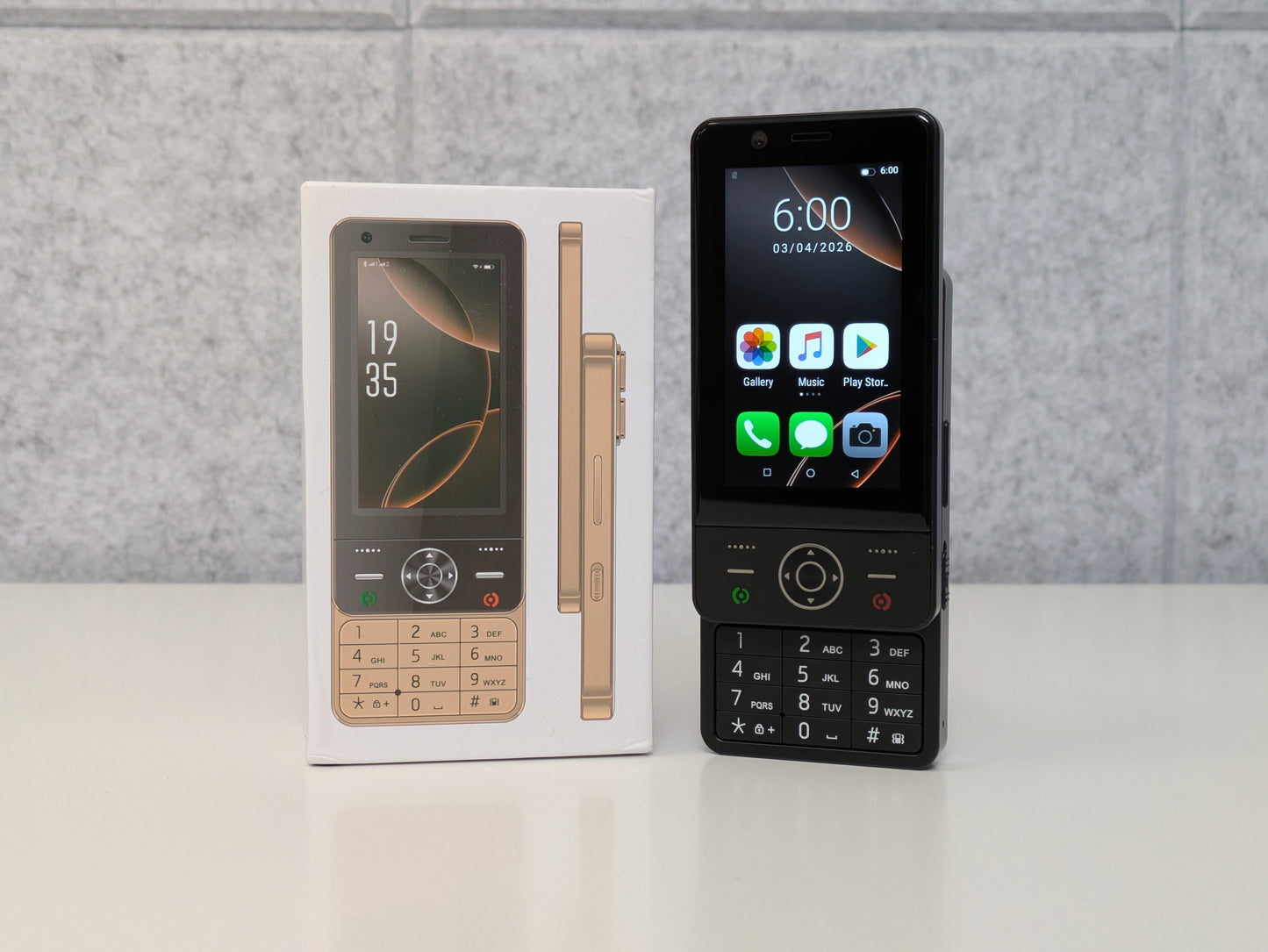 FUFFi Sliding Android Smartphone (Network Unlocked) - 16GB - Black - USED