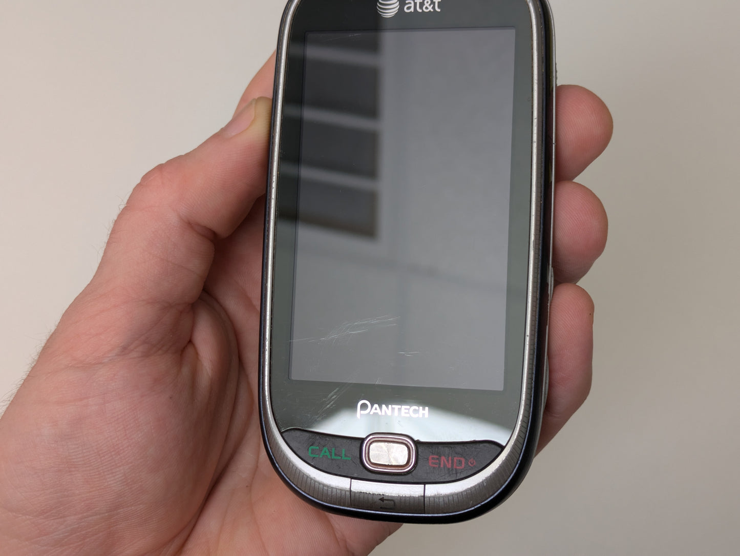 Pantech Ease (P2020) - 50MB - Blue - AT&T - USED