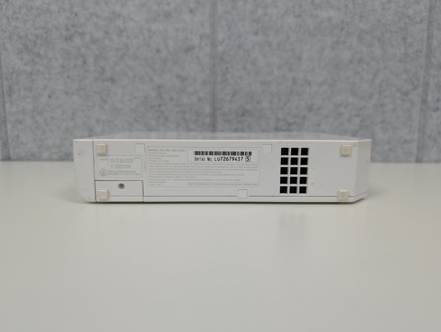Nintendo Wii (Console Only) - White - AS-IS