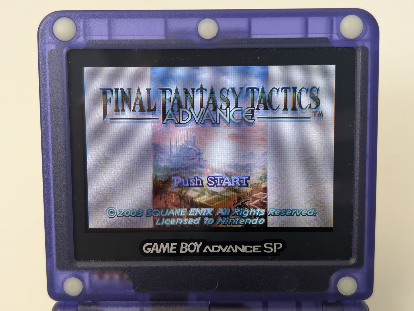Nintendo GameBoy Advance SP AGS-101 - Transparent Purple - USED