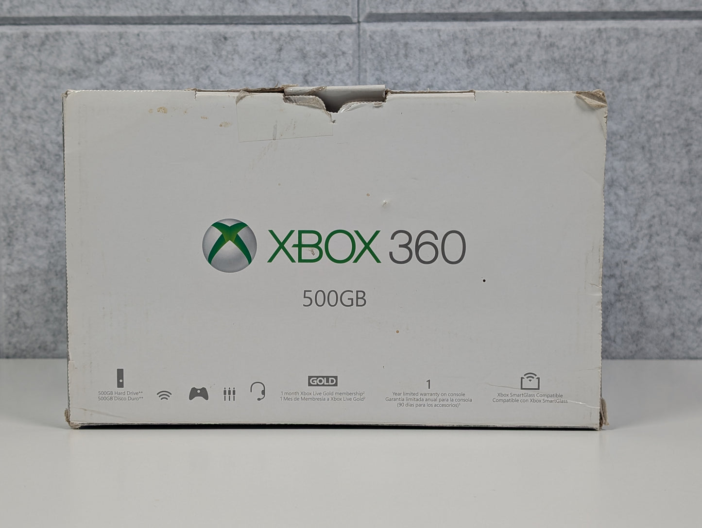 Microsoft Xbox 360 E IN BOX - 500GB - Blue Call of Duty Ltd. Ed. - USED