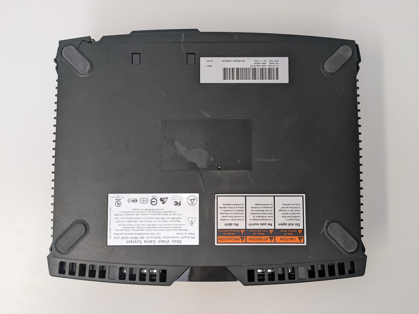 Microsoft Xbox CONSOLE ONLY - AS-IS