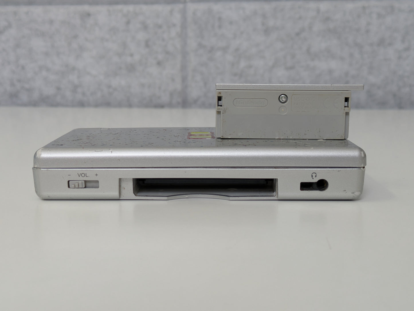 Nintendo DS Lite - Silver - Glitter Painted - CONSOLE ONLY - AS-IS