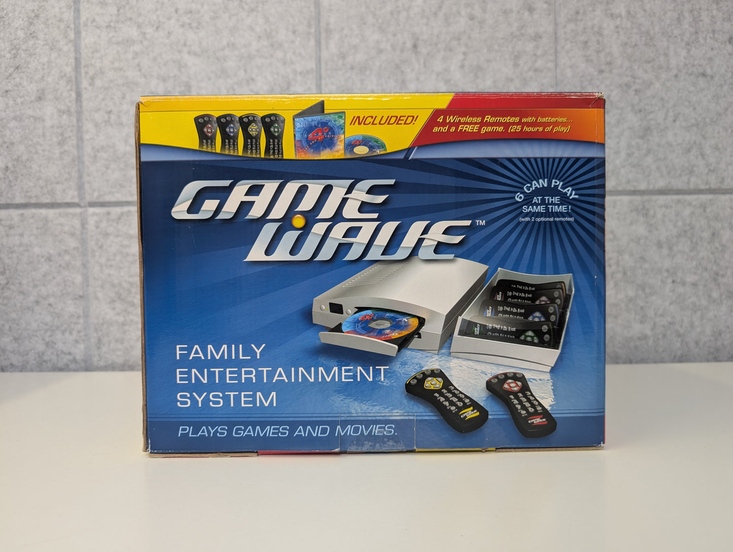 Game Wave Family Entertainment System w/ 4 Degrees Trivia Game - AS-IS