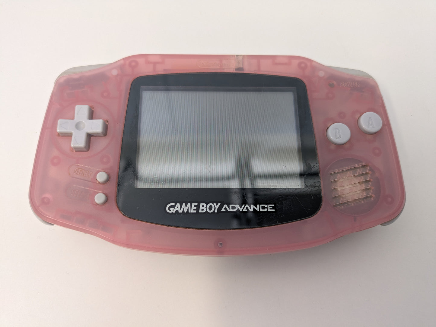 Nintendo GameBoy Advance GBA Fuschia Pink Handheld w/ Carrying Case - USED (GG63)