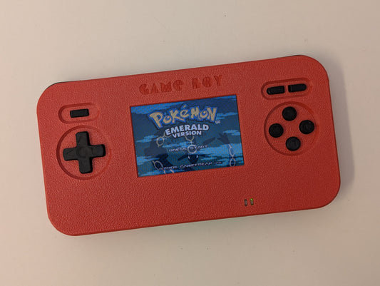 Nintendo DS Game Boy Macro w/ 3D-Printed Shell - Orange - USED