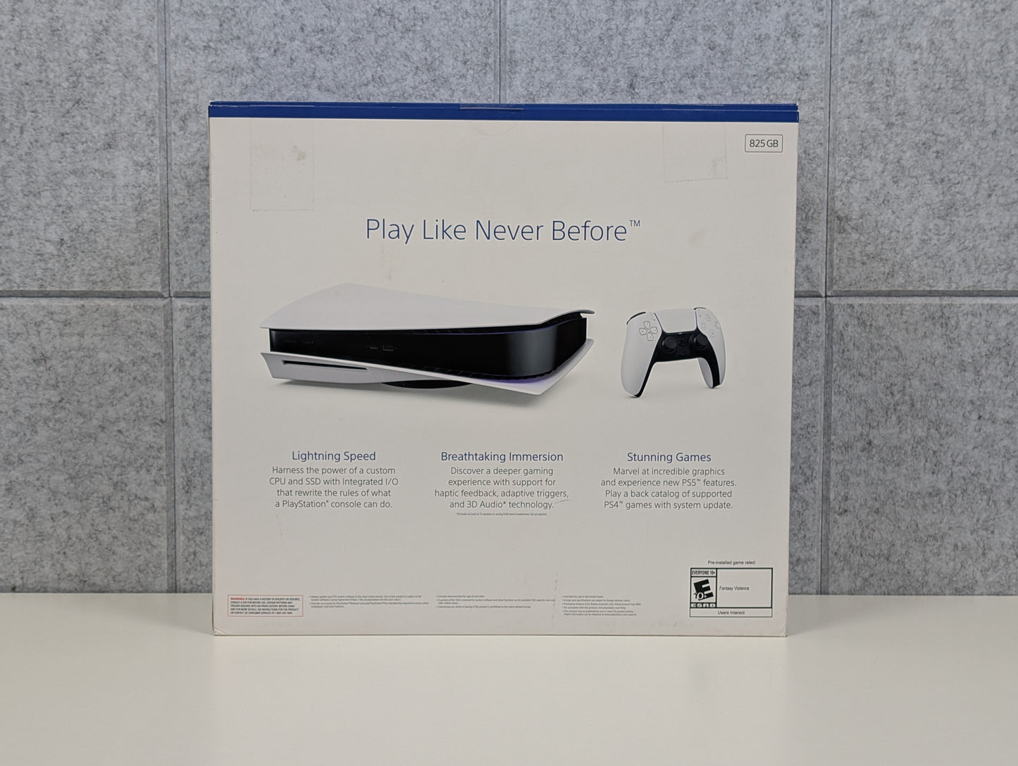 Sony PlayStation 5 Disc Edition LOW FIRMWARE (v6.02) - 825GB - White - OPEN BOX