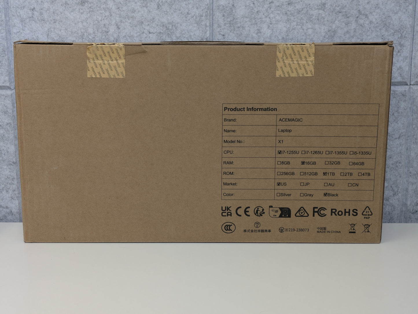 ACEMAGIC 14" Dual-Screen Laptop - 16GB/1TB - Black - USED