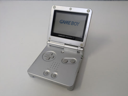 Nintendo GameBoy Advance SP GBA SP AGS-001 (Platinum Silver) - Console ONLY - USED
