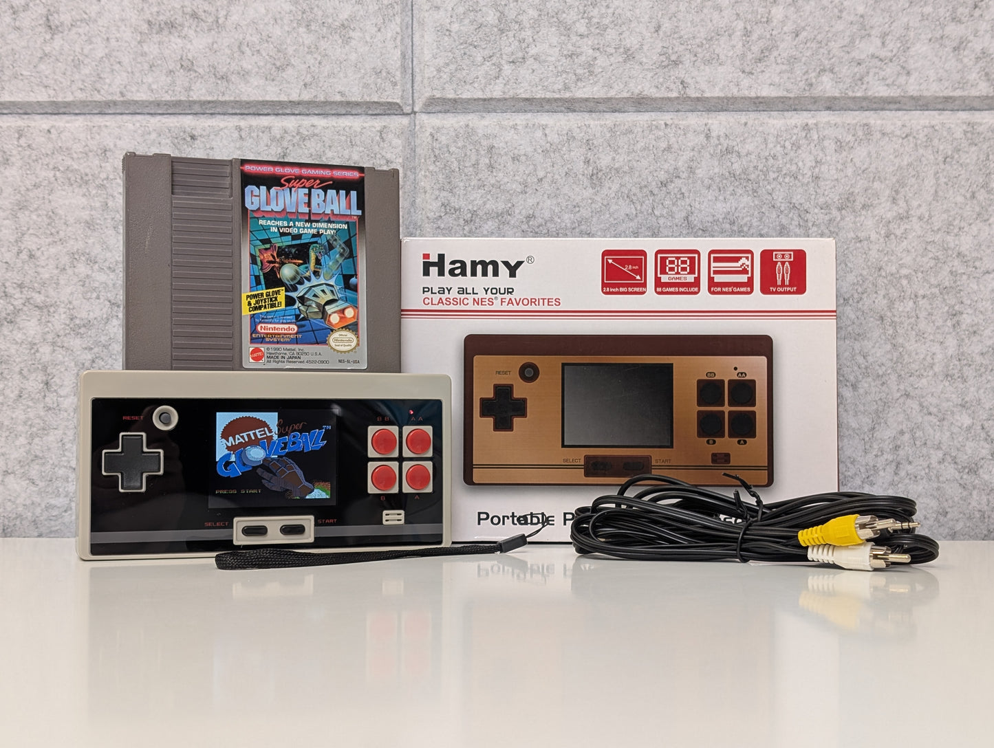 Hamy Portable Pocket NES Console - Black/Grey - USED
