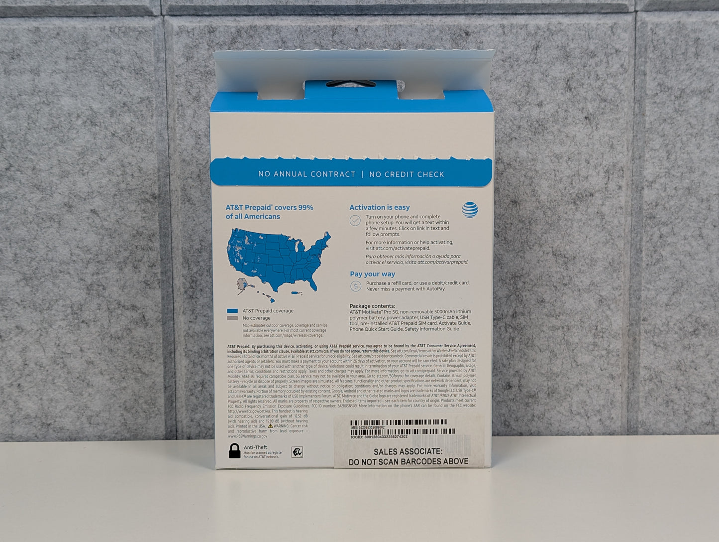 AT&T Motivate Pro 5G - 128GB - White - USED