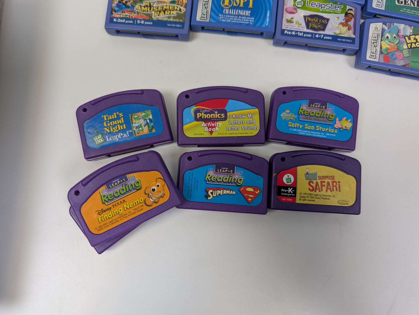 UNTESTED LeapFrog Bundle - 9 devices, 38 games, 16 books, 2 DVDs - AS-IS