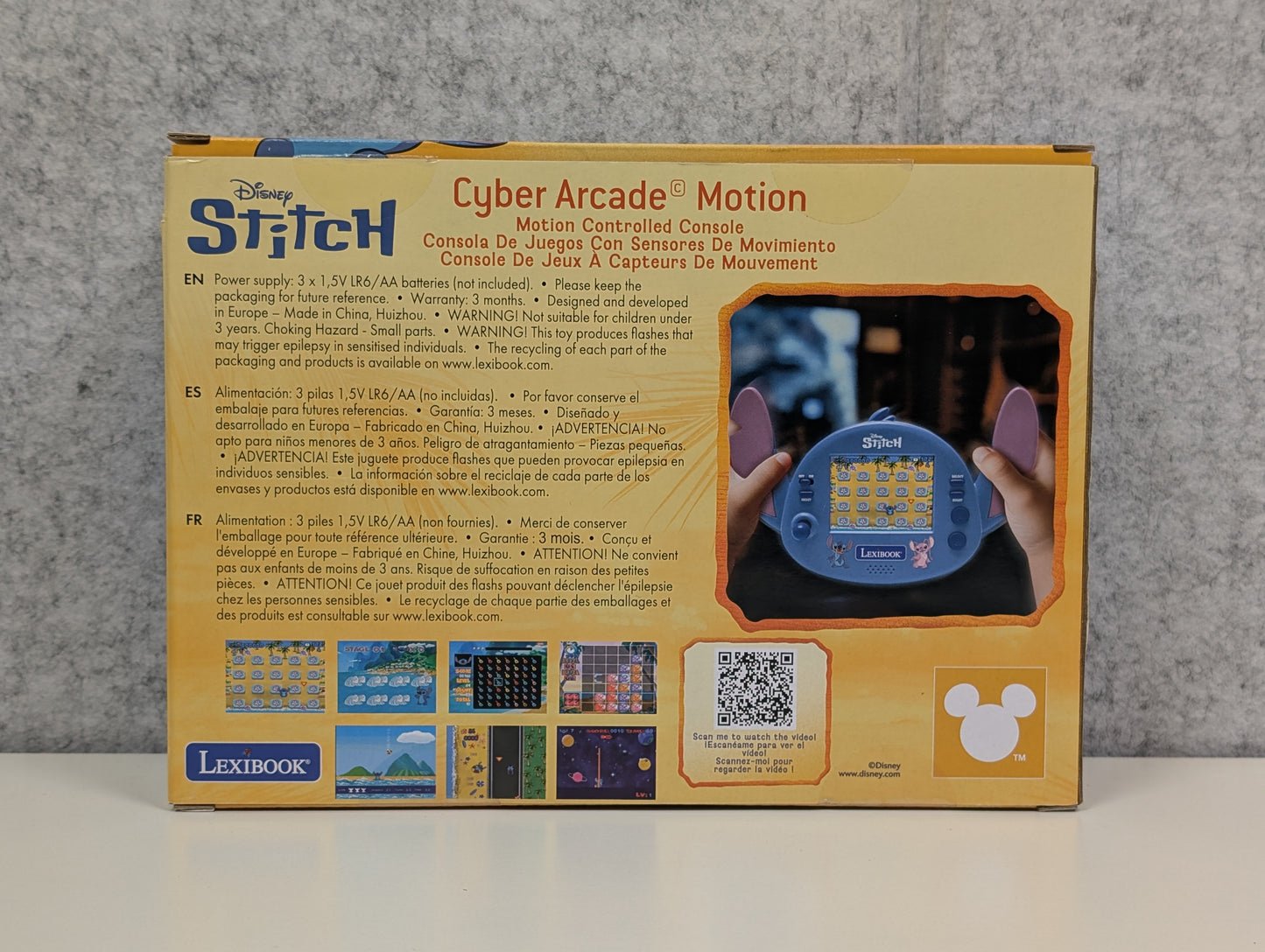Disney Stitch Kid's Handheld Motion Console by Lexibook - USED