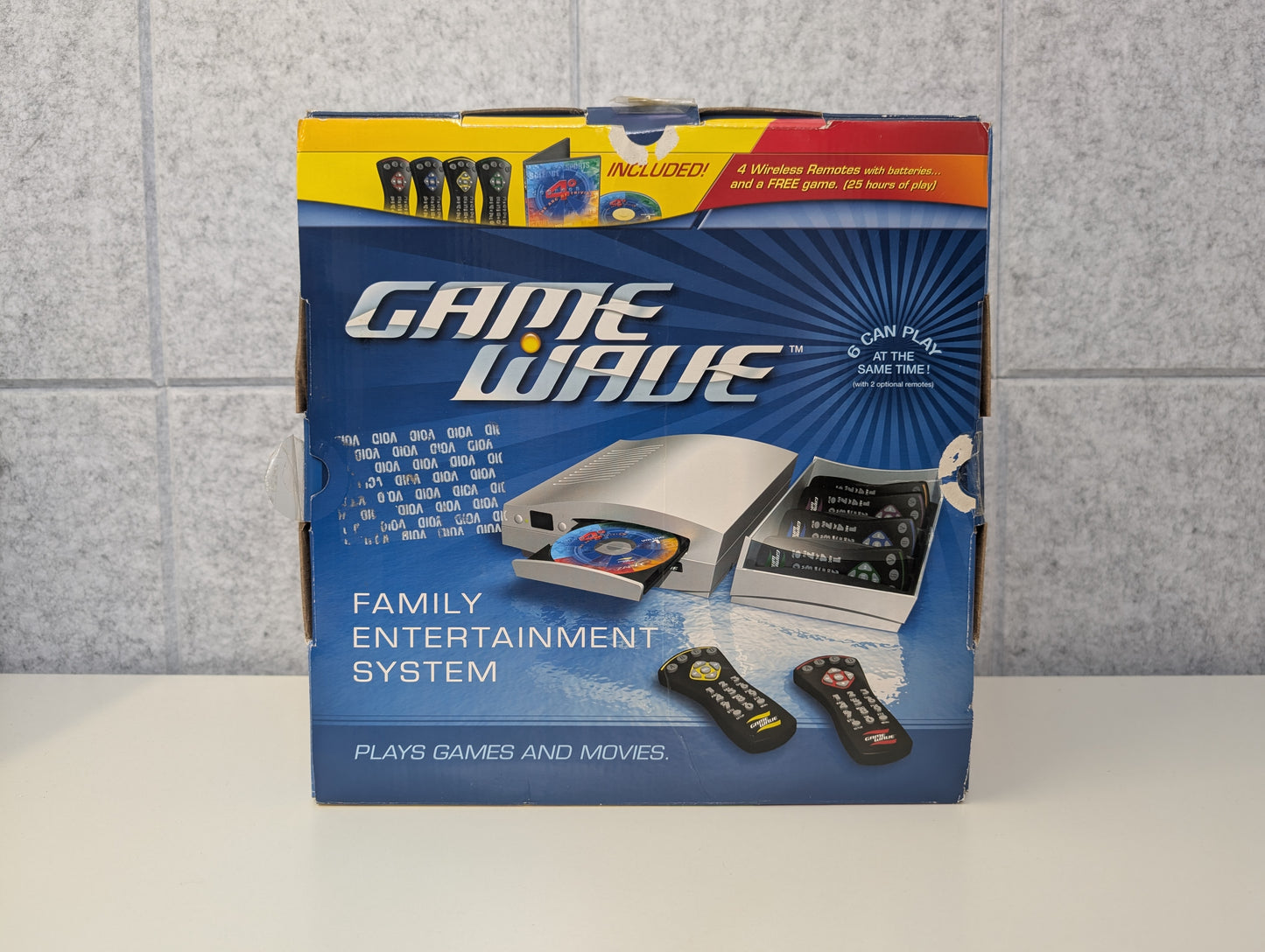 Game Wave Family Entertainment System w/ 4 Degrees Trivia Game - AS-IS