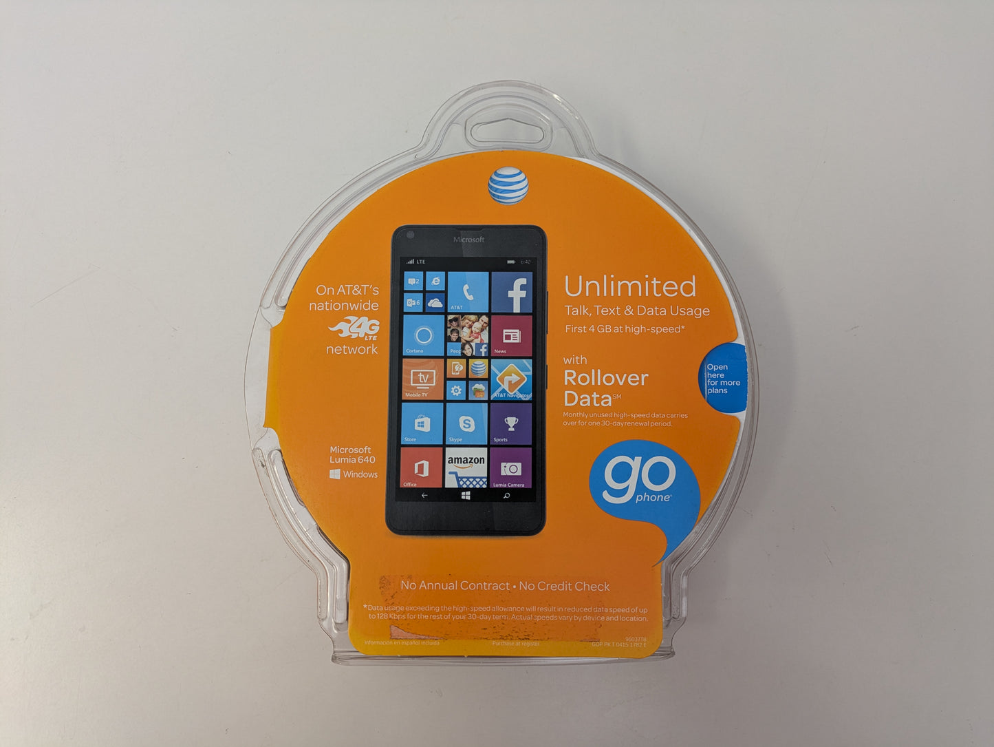 Nokia Lumia 640 - 8GB - Black - AT&T - USED