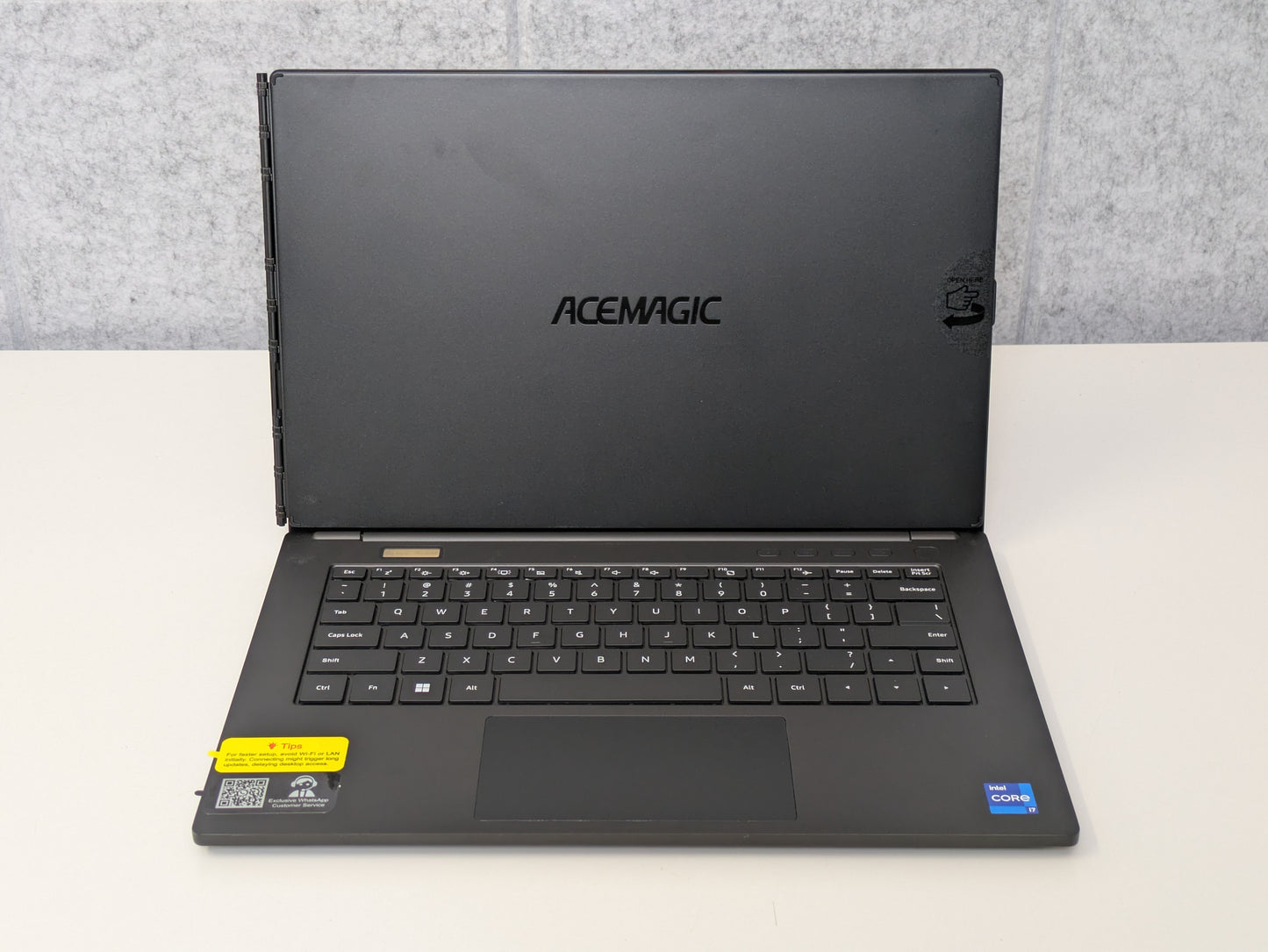 ACEMAGIC 14" Dual-Screen Laptop - 16GB/1TB - Black - USED