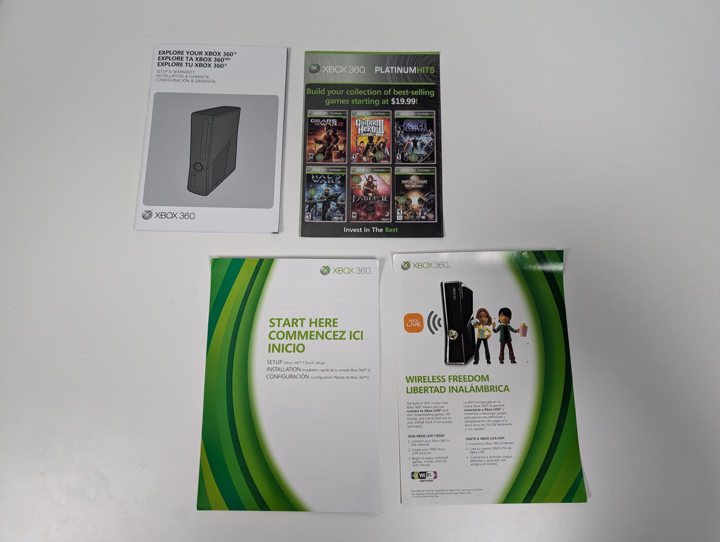 Microsoft Xbox 360 S IN BOX - 250GB - Halo Reach Ltd. Ed. - USED