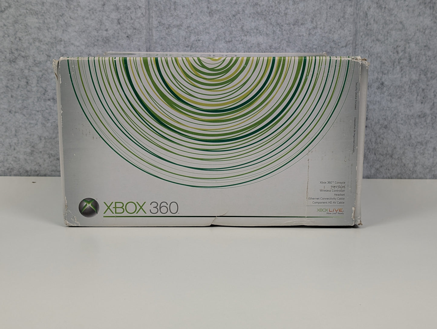 Microsoft Xbox 360 (BLADES DASH) IN BOX - NO HARD DRIVE - White - USED