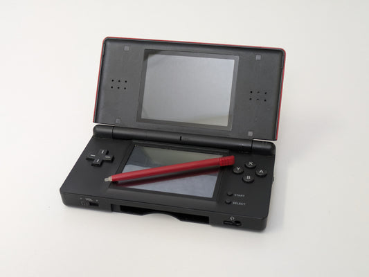 Nintendo DS Lite - Crimson Red & Black - CONSOLE ONLY - Used