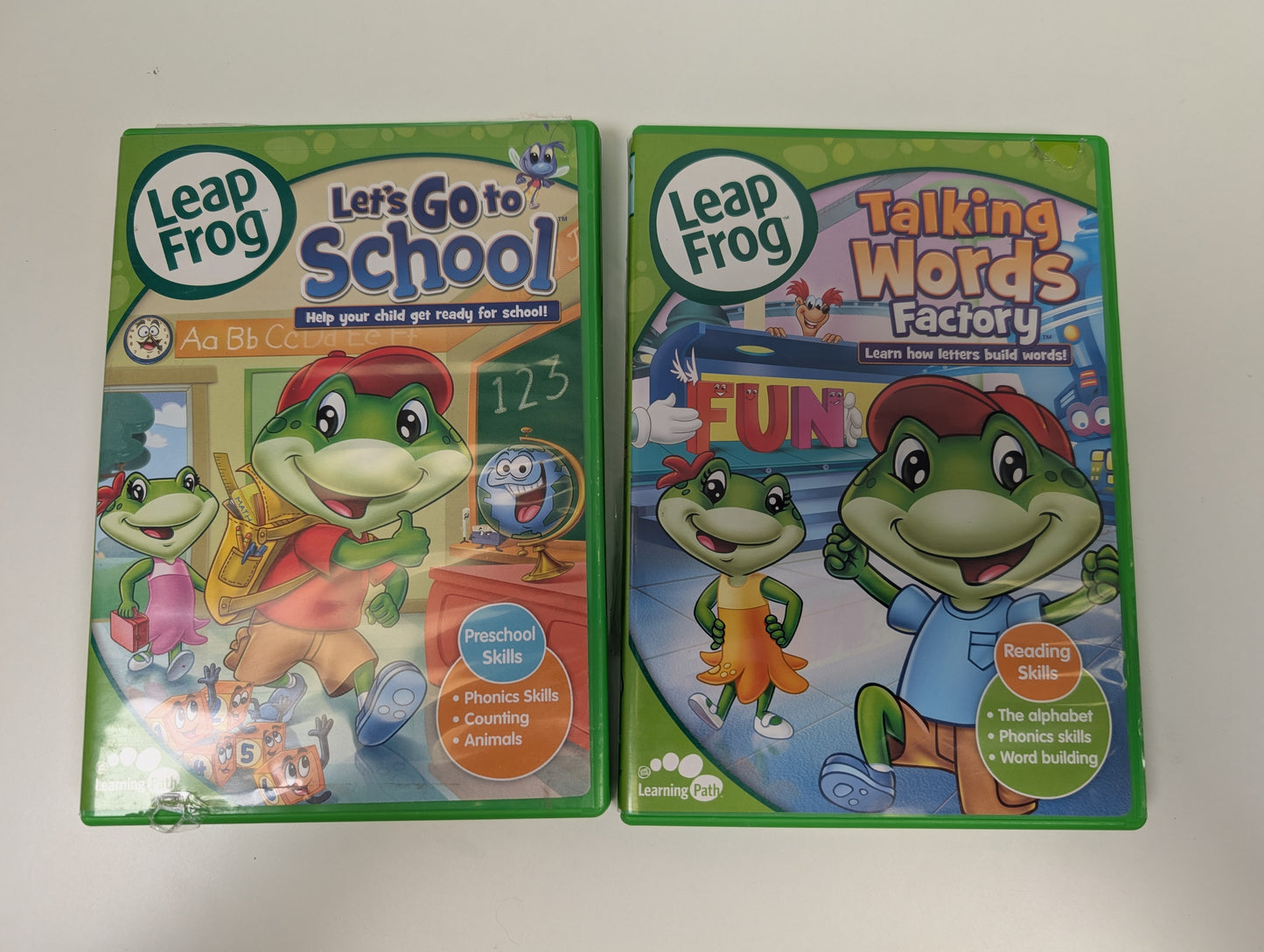 UNTESTED LeapFrog Bundle - 9 devices, 38 games, 16 books, 2 DVDs - AS-IS