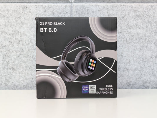 Hyundai X1 Pro Bluetooth Headphones w/ Built-In Smartphone Accessory - SEALED