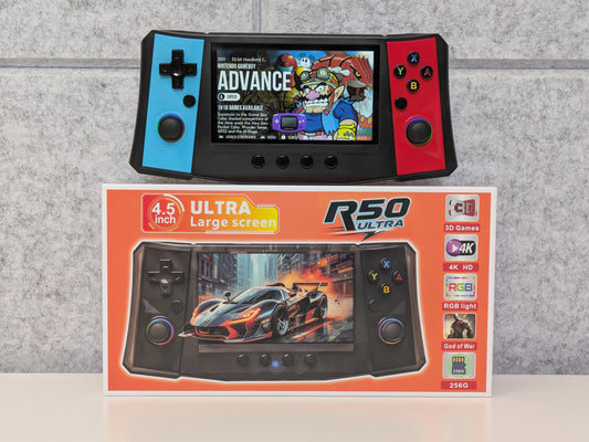 R50 Ultra (Red/Blue) - Handheld Retro Gaming Device - 256GB - USED