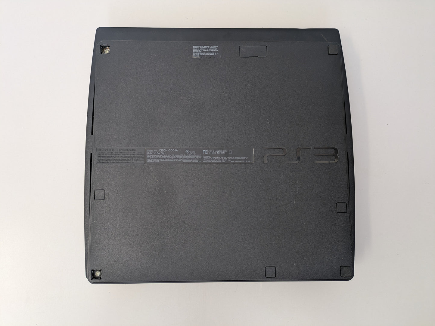 Sony PlayStation 3 PS3 Slim CECH-3001A - 160GB - Loaded w/ Music and Digital Games - CONSOLE ONLY - Used