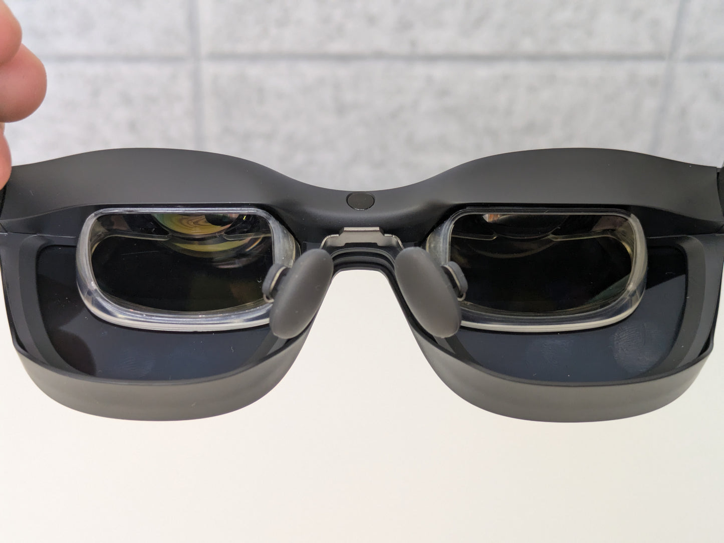 XREAL Air 2 Pro Smart Display Glasses w/ XREAL Beam Pro X4000 (White, 128GB, Unlocked) - USED