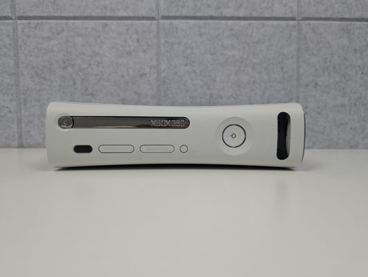 Microsoft Xbox 360 (BLADES DASH 2.0.6717.0, Xenon) - White - NO HARD DRIVE - USED