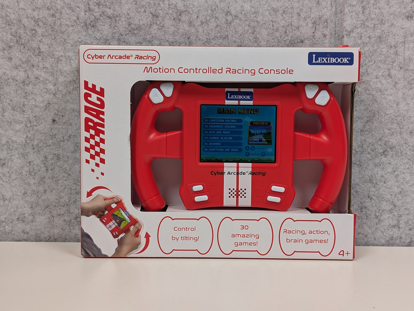 Cyber Arcade Racing Kid's Handheld Motion Console by Lexibook - USED