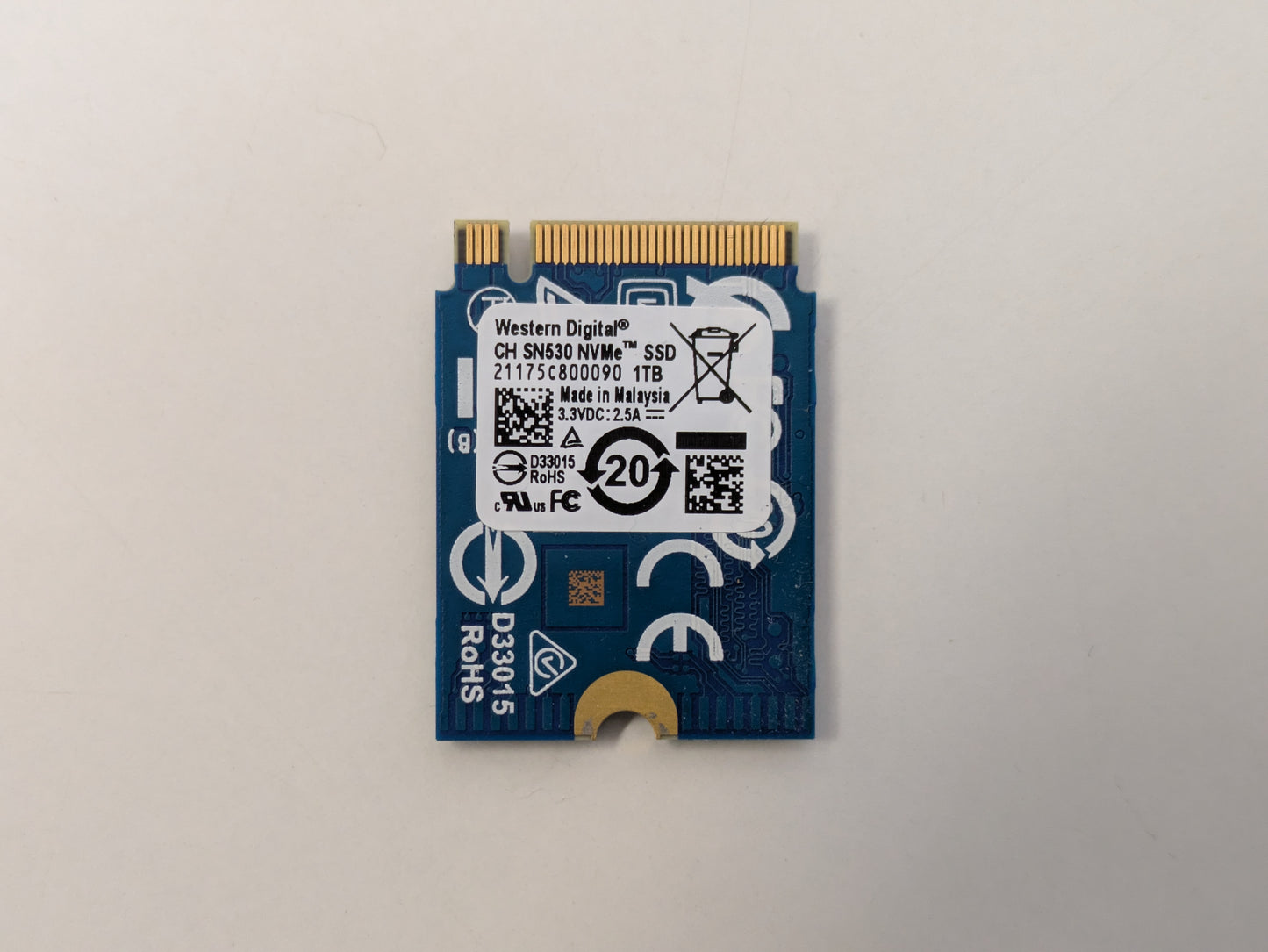 Xbox Series X/S Internal 1TB NVMe SSD - Western Digital CH SN350 - USED