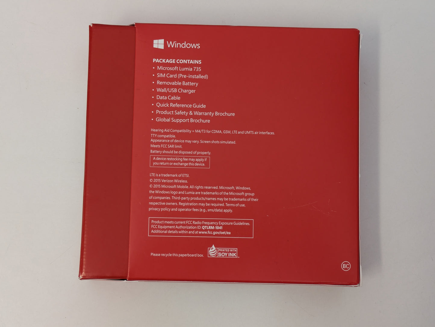 Nokia Lumia 735 - 16GB - Gray - Verizon - USED