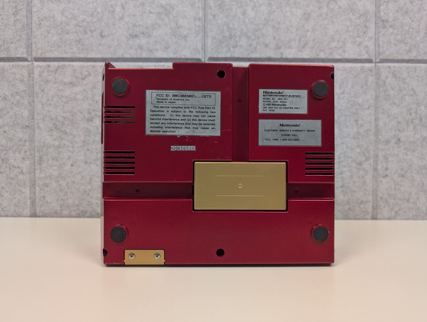 Nintendo Entertainment System NES - Custom Iron Man Edition - USED
