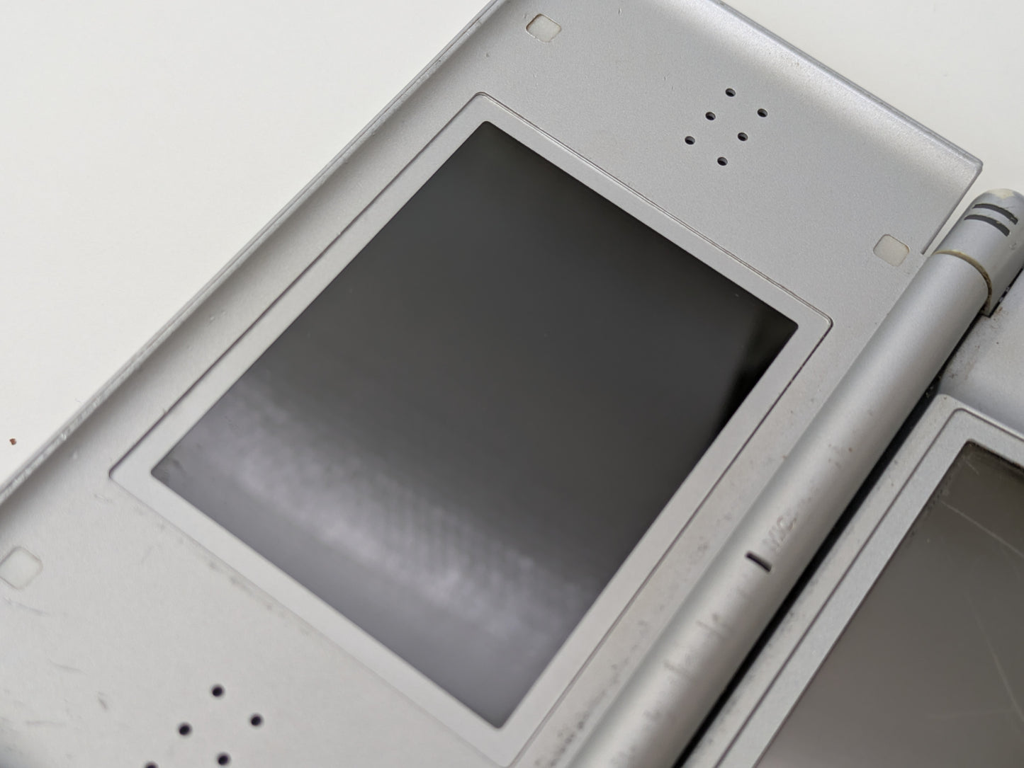 Nintendo DS Lite - Silver - Glitter Painted - CONSOLE ONLY - AS-IS