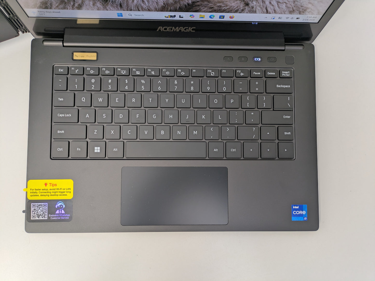 ACEMAGIC 14" Dual-Screen Laptop - 16GB/1TB - Black - USED