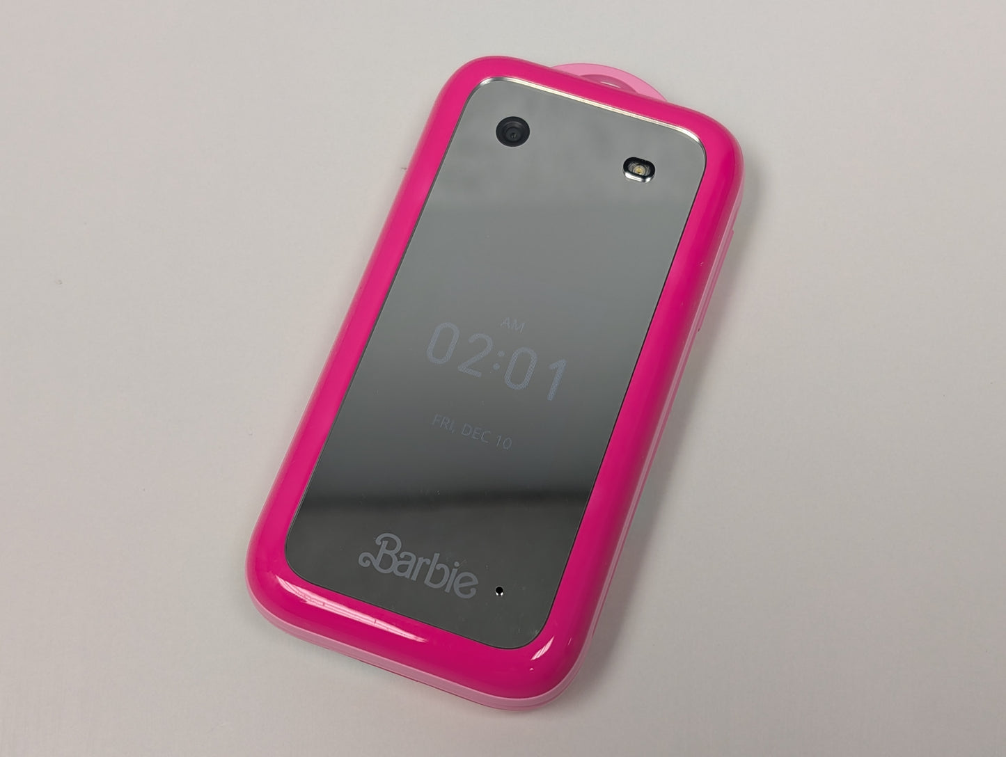 HMD Barbie Flip Phone (Network Unlocked) - US Version w/ KaiOS - Pink - USED