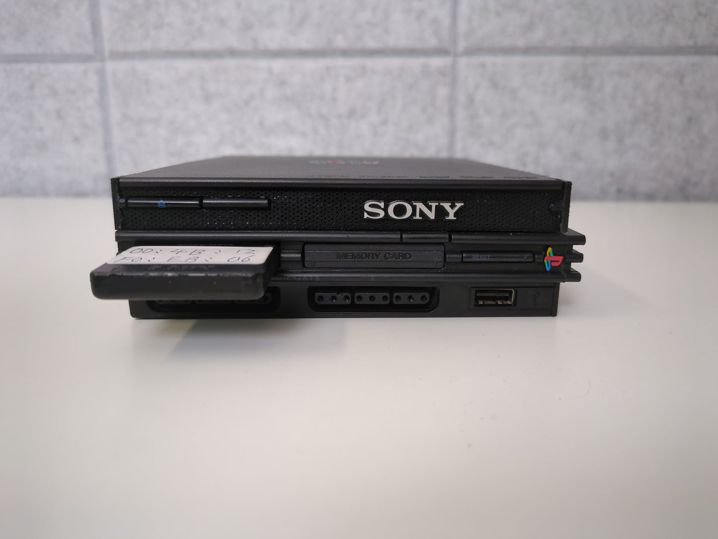CUSTOM Sony PlayStation 2 PS2 Slim Mini - Modded with Free McBoot - Console and Memory Card ONLY - AS-IS