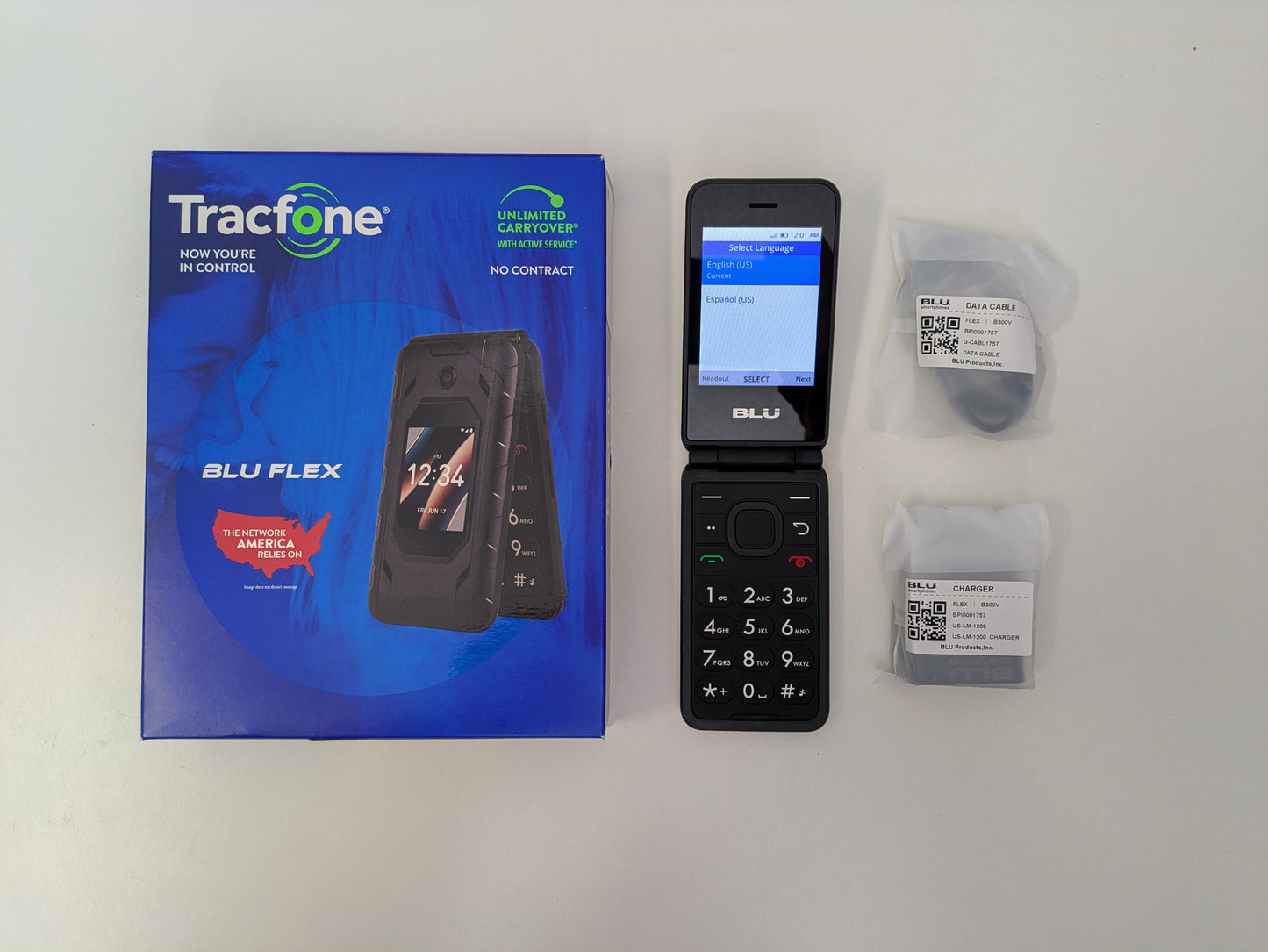Blu Flex - 8GB - Black - Tracfone - USED