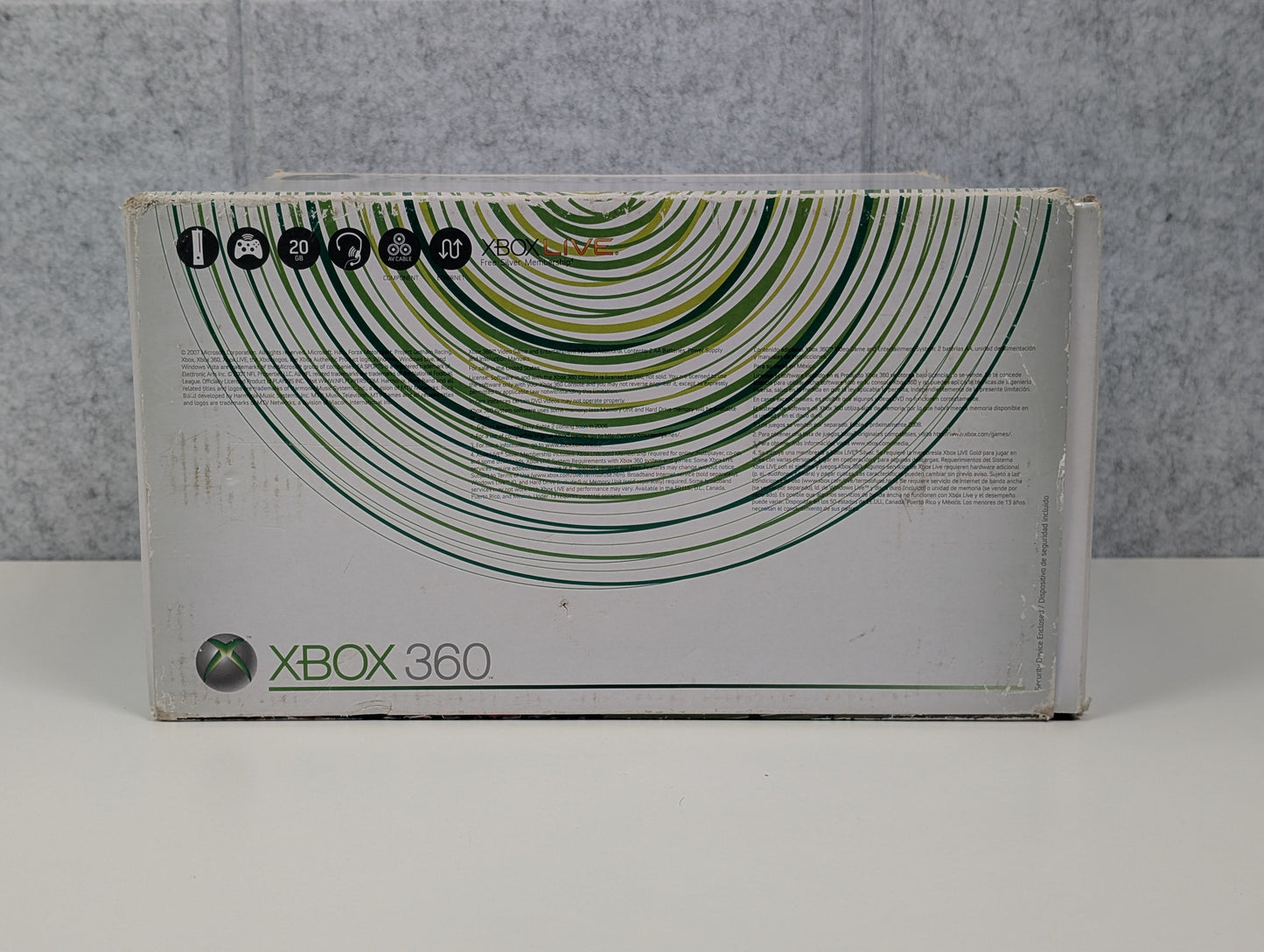Microsoft Xbox 360 (BLADES DASH) CIB - 20GB - White - OPEN BOX