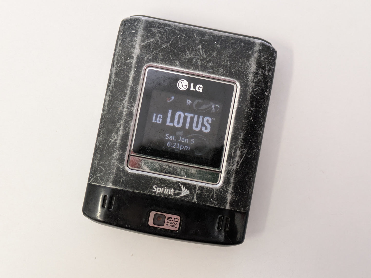 LG Lotus LX600 (Network Locked to Sprint) - 512MB - Matte Black - USED